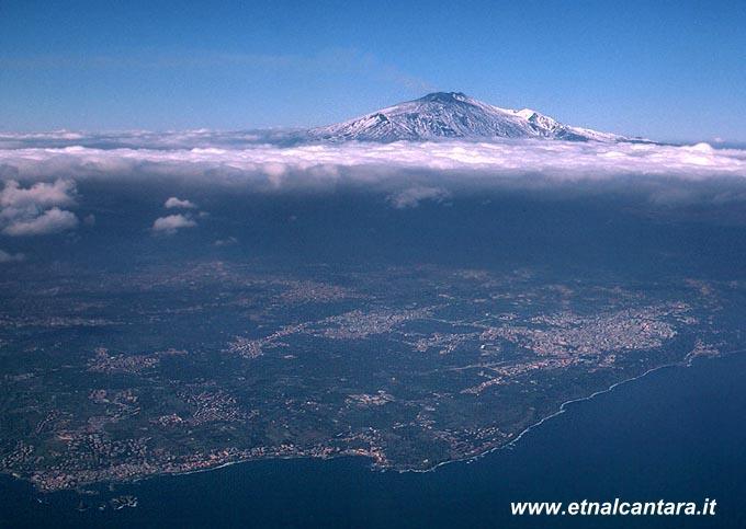 Veduta dell'Etna dall'alto